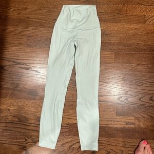 Lululemon align pants in mint green